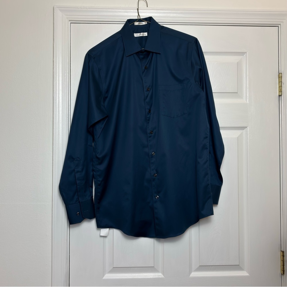 Euc Teal Button Down - image 7